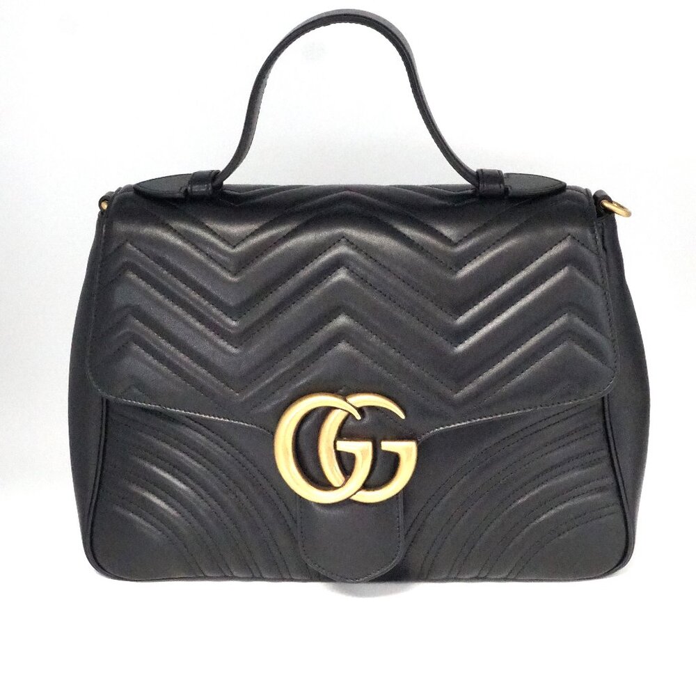 Gucci GG Marmont Quilted Leather Chevron Bag
